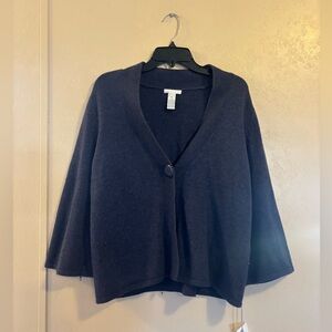 NWT Tweeds Angora Wool Blend Cardigan sz XL
